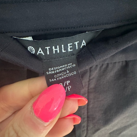 Athleta 8 Petite Headlands Hybrid Trek Mid Rise Jogger Pants Black NEW! #486183 - Picture 8 of 16